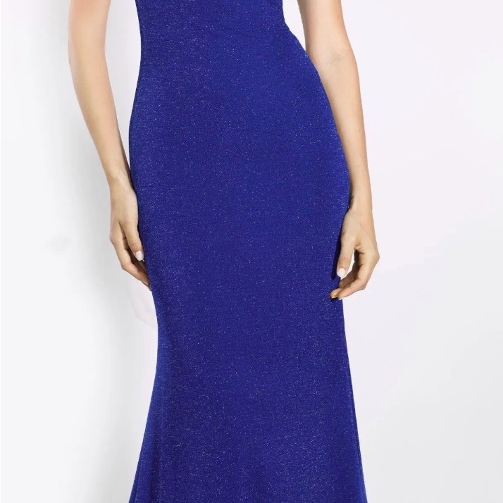 Sleek Royal Blue Maxi Dress